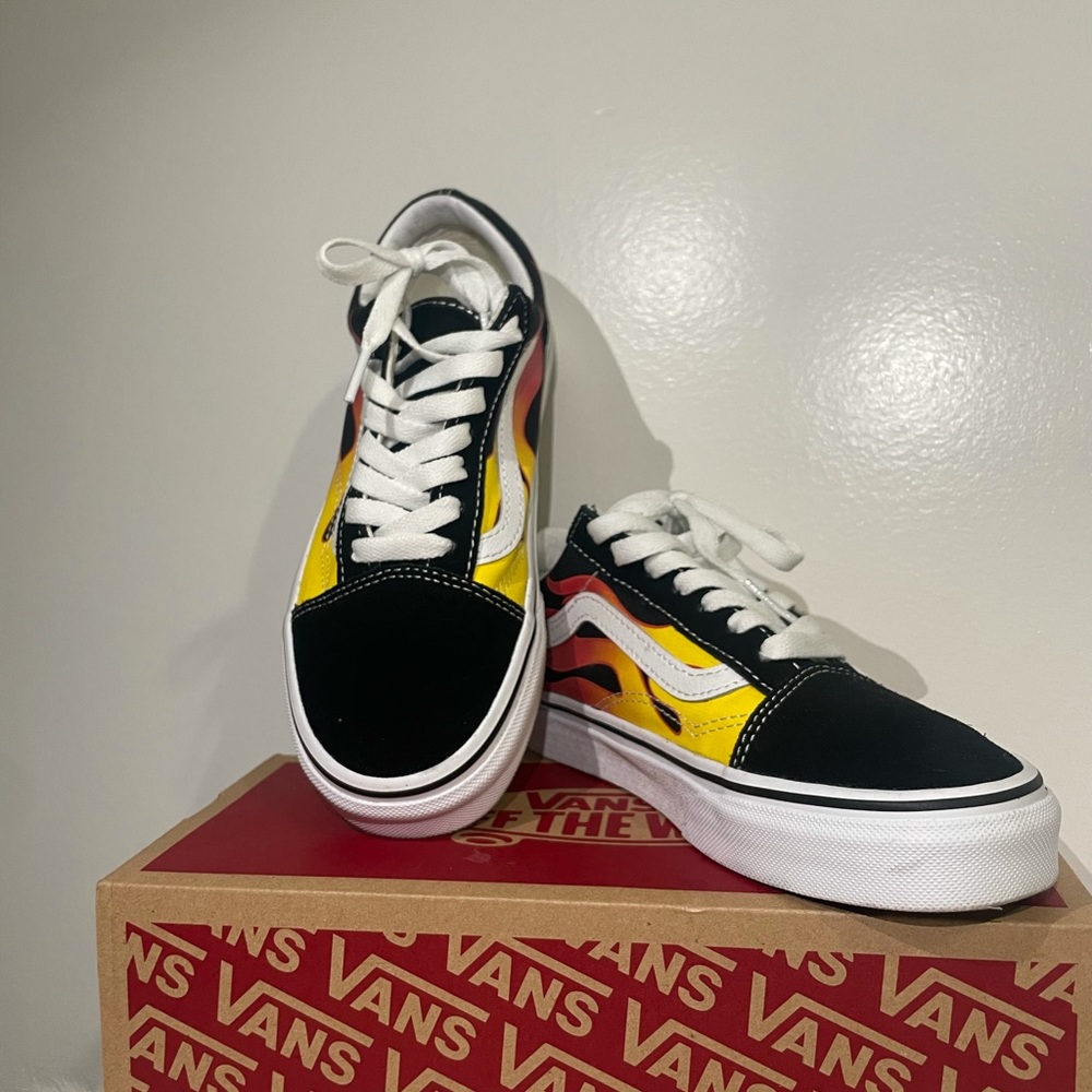 Vans Old School low top flame